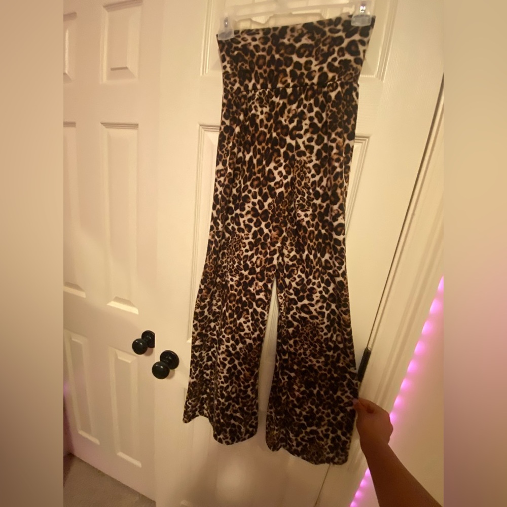 Leopard Palazzo Pants